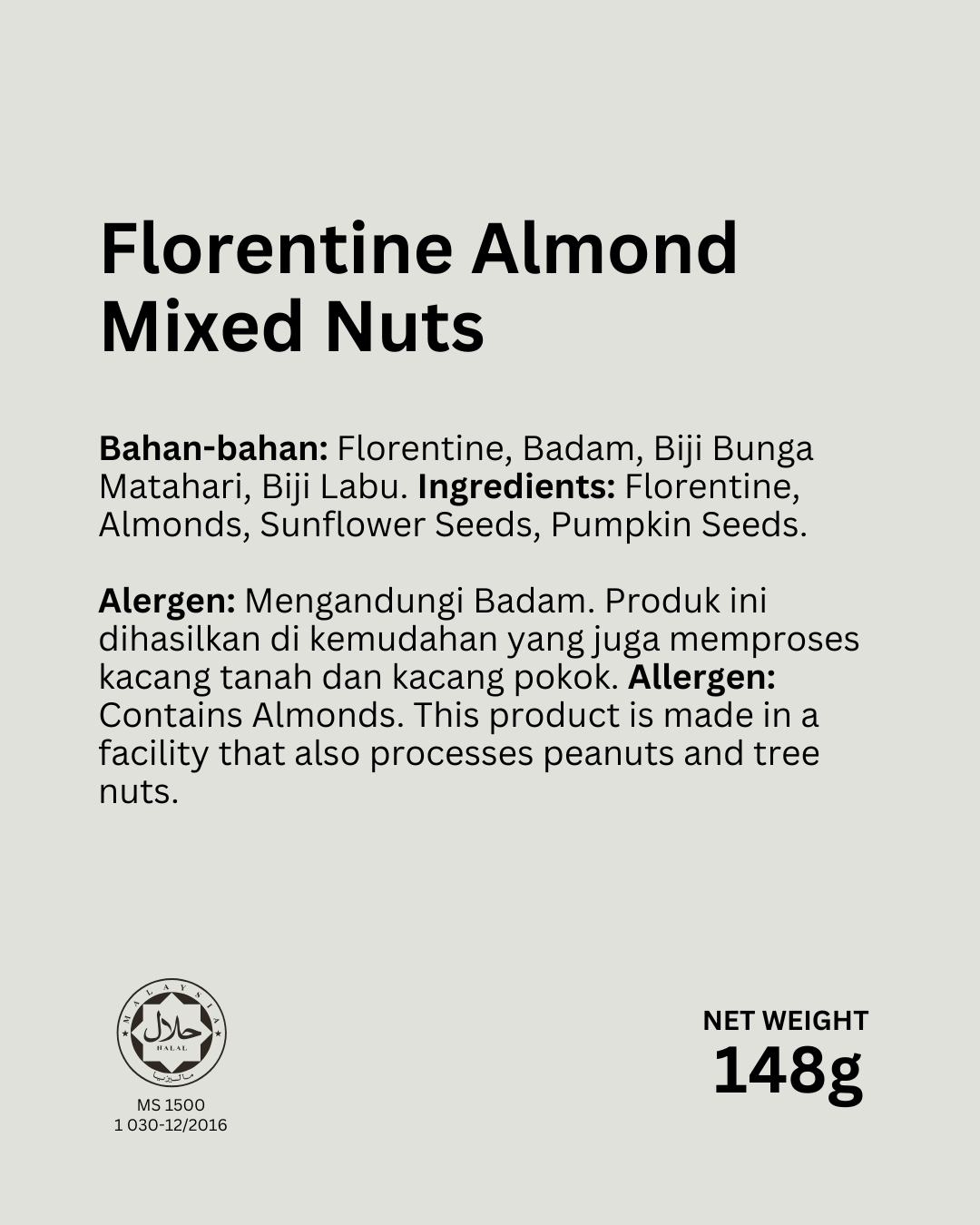 Florentine Almond Mixed Nuts - FORTU®